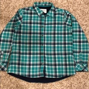 Orvis Plaid Thermal Snap Button Flannel Shirt